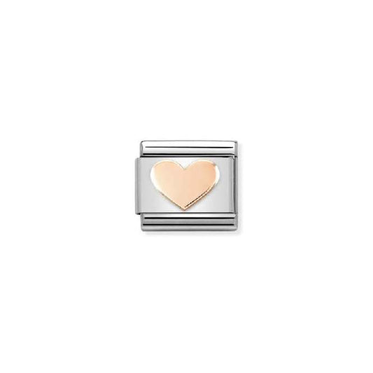 Classic Rose Gold Heart 1 Love & Hearts Charms