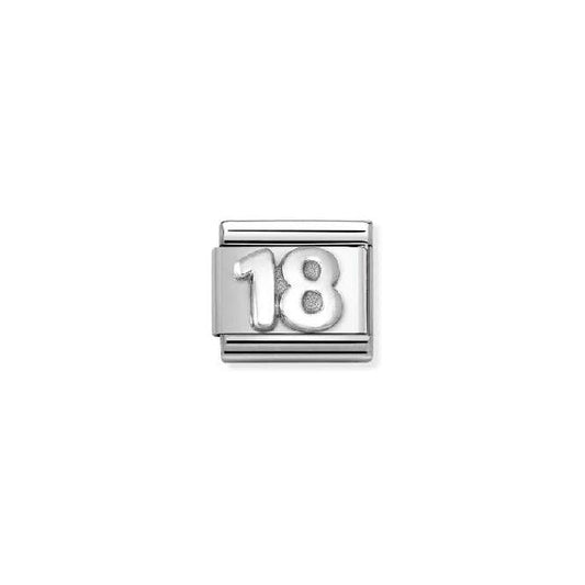 Classic Oxidised Silver 18 Letters & Numbers Charms