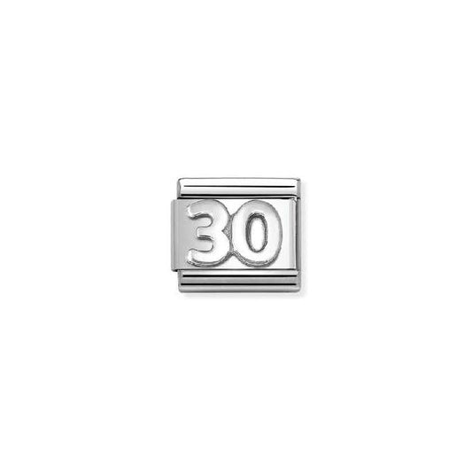 Classic Oxidised Silver 30 Letters & Numbers Charms