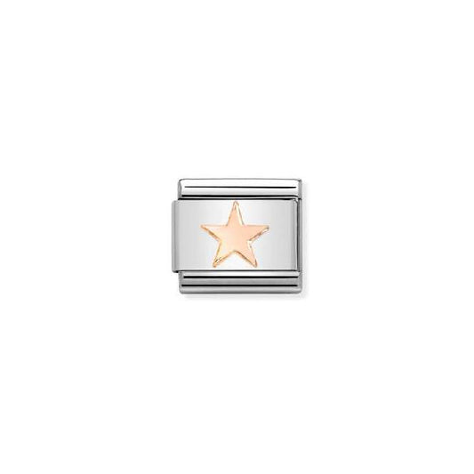Classic Rose Gold Star Good Luck Charms