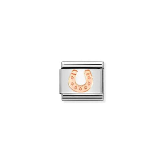 Classic Rose Gold Horseshoe Good Luck Charms