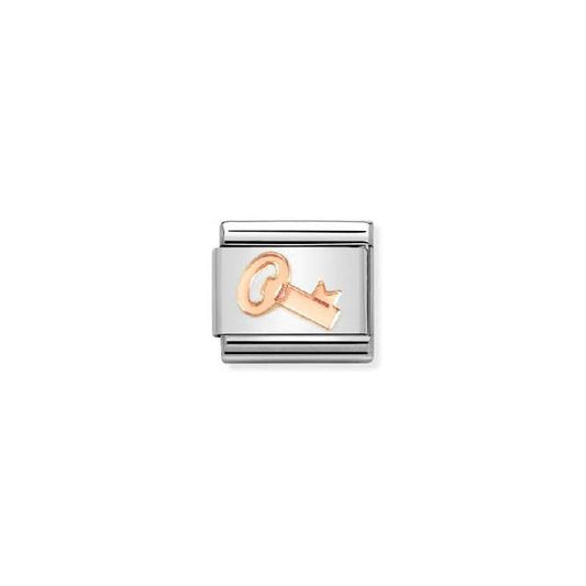 Classic Rose Gold Key Love & Hearts Charms