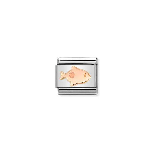 Classic Rose Gold Fish Animals Charms