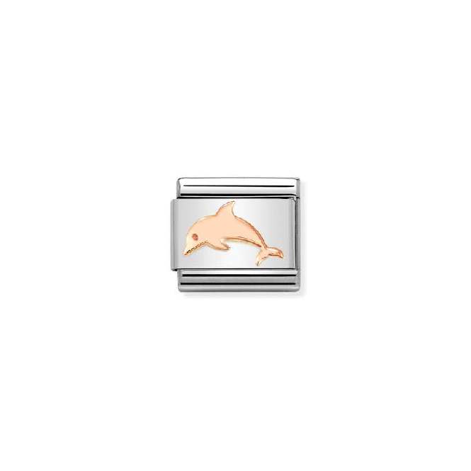 Classic Rose Gold Dolphin Animals Charms