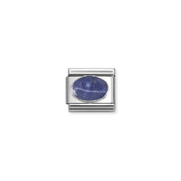 Classic Silver Sodalite Mat Sparkly & Stones Charms