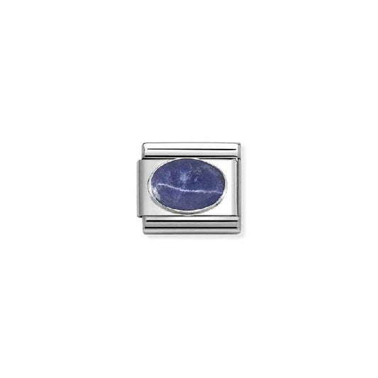 Classic Silver Sodalite Mat Sparkly & Stones Charms