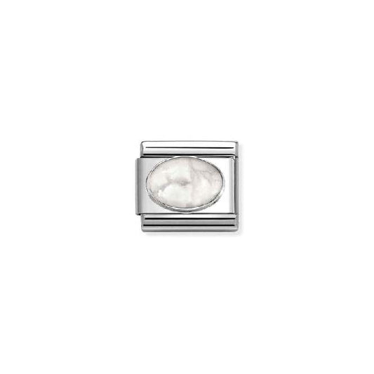 Classic Silver Howlite Mat Sparkly & Stones Charms