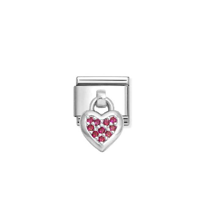Classic Silver Red Heart Love & Hearts Charms