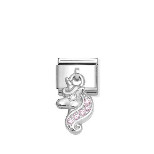 Classic Silver Pink Unicorn Fairytale & Fantasy Charms