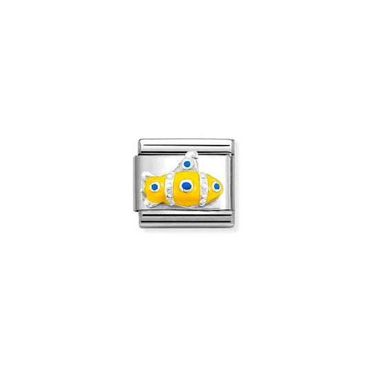 Nomination Classic Silver and Enamel Yellow Submarine Fashion & Fun Charm