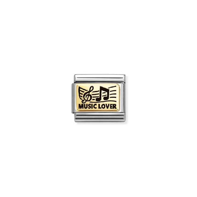 Classic Gold Music Lover Music Charms