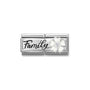 Nomination Classic Silver and CZ Family with Flower Friends & Family Charm