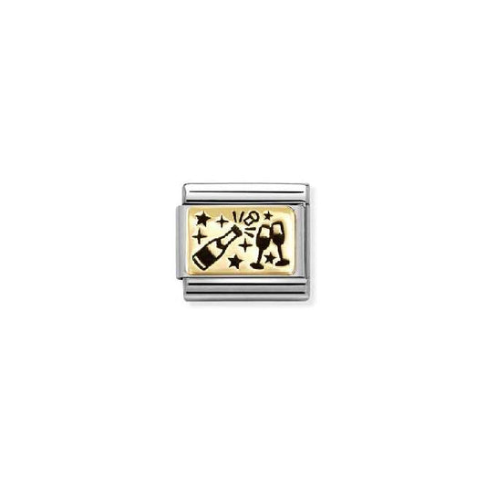 Classic Gold Cheers Birthday & Birthstones Charms