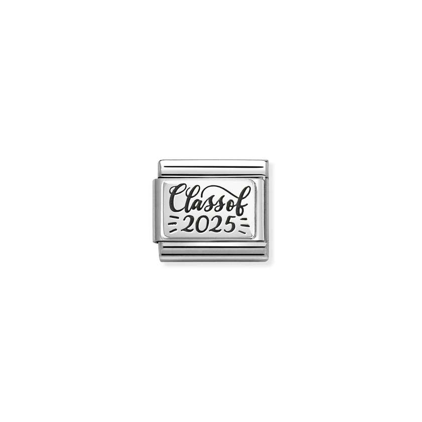 Nomination Classic Silver Class of 2025 Graduation Charms