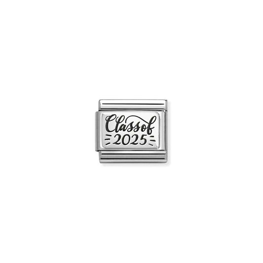 Classic Silver Class of 2025 Graduation Charms