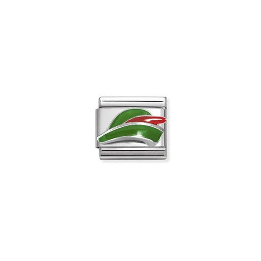 Classic Silver and Enamel Archer's Hat Fairytale & Fantasy Charms
