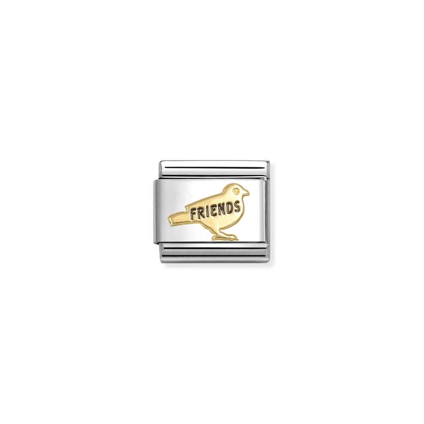 Classic Gold and Enamel Friends Bird Animals & Pets Charms