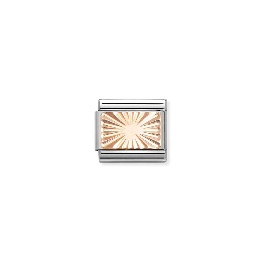 Nomination Classic Rose Gold Diamond-Etched Plate Fashion & Fun Charm