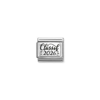 Classic Oxidised Silver and Enamel Class of 2026 Graduation Charms