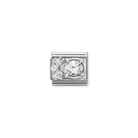 Classic Silver CZ Clear White Drop Sparkly & Stones Charms