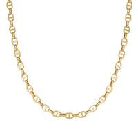 Ecclettica Navy Chain Necklace in Gold