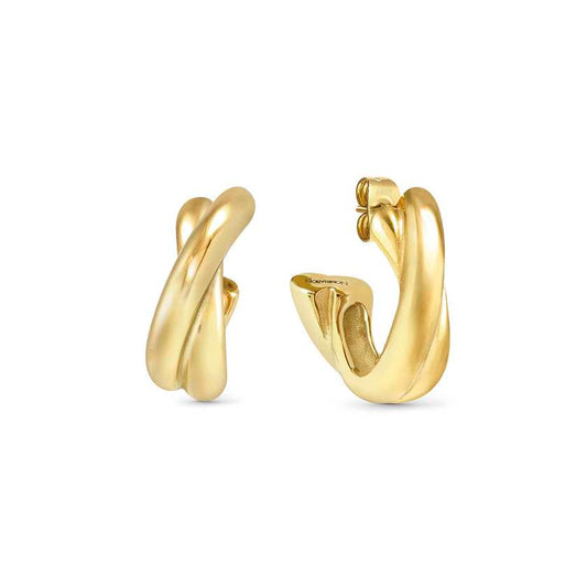 Nomination Ecclettica Intersected Earrings in Gold