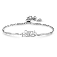 Milleluci Best Friends Bracelet in Silver & CZ