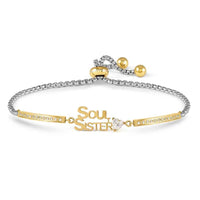 Milleluci Soul Sister Bracelet in Gold & CZ