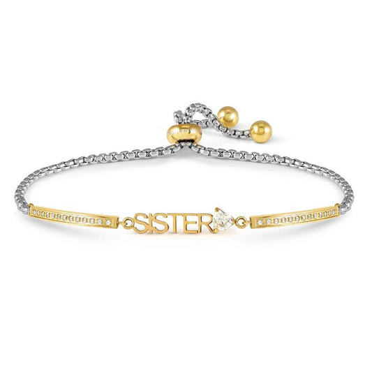 Milleluci Sister Bracelet in Gold & CZ