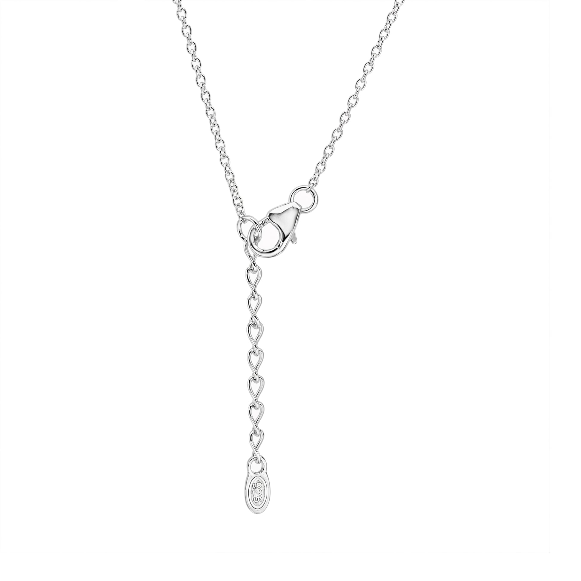 Grace & Co Silver Open Love Knot Necklace