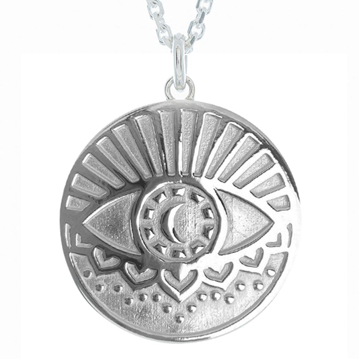 All Seeing Eye myMantra Necklace in Sterling Silver