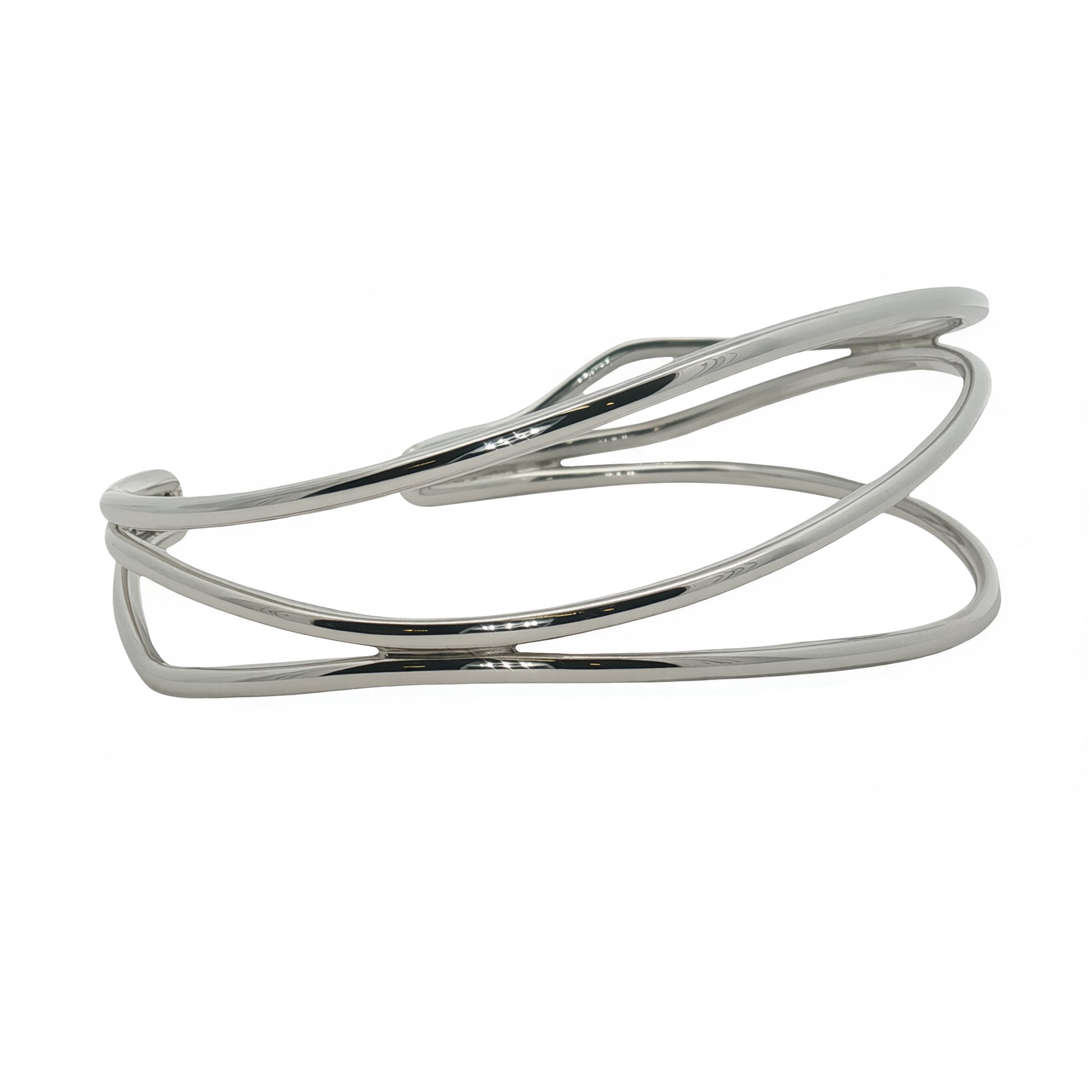Grace & Co Solid Silver Multi Strand Bangle