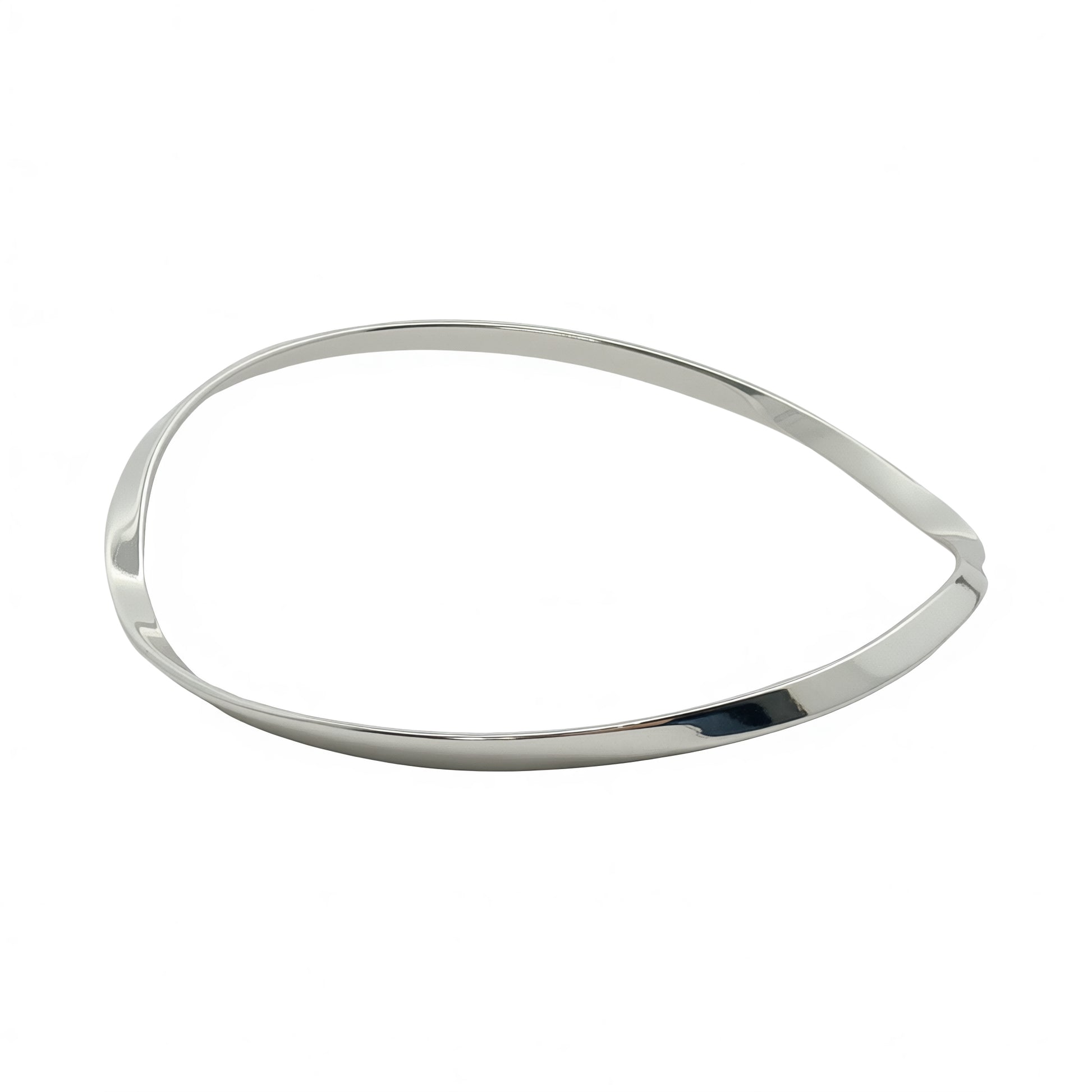 Grace & Co Solid Twisted Slip-On Bangle
