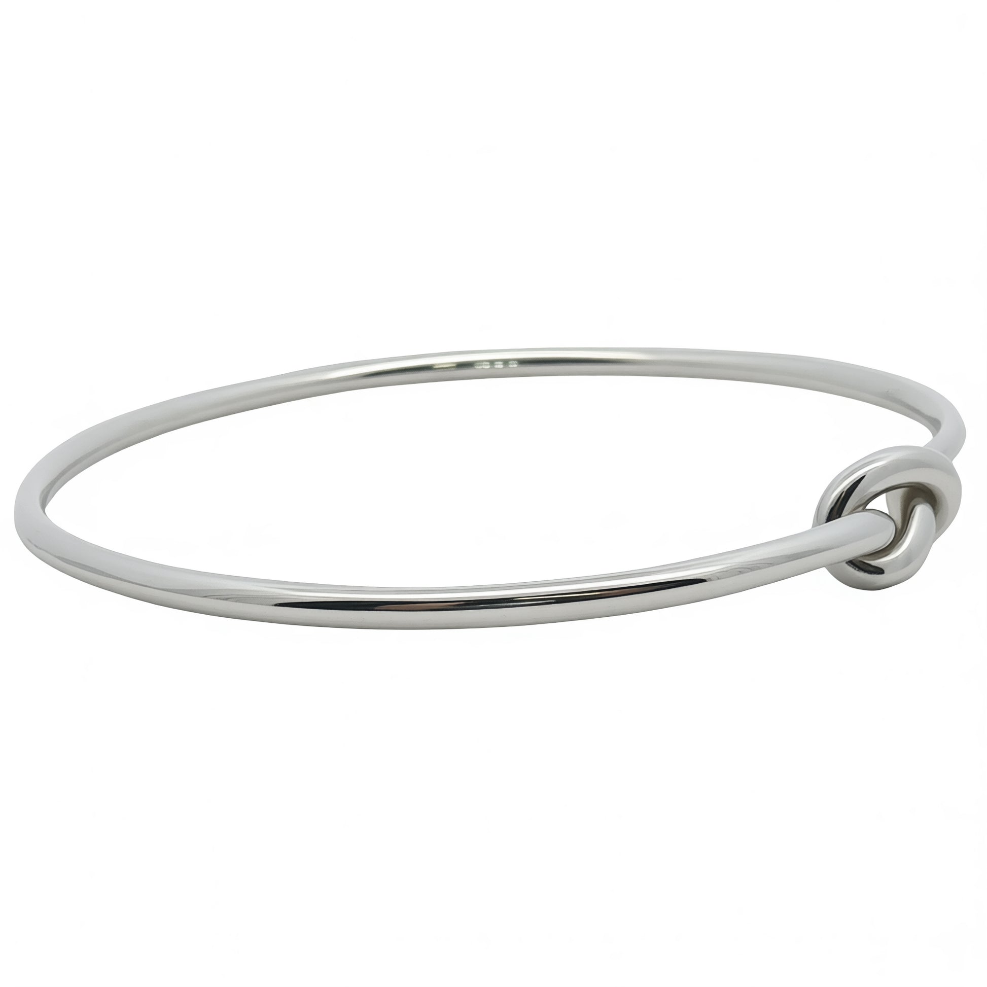 Grace & Co Solid Love Knot Slip-On Bangle