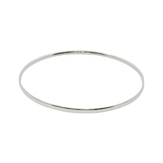 Solid Oval Smooth Slip-On Bangle