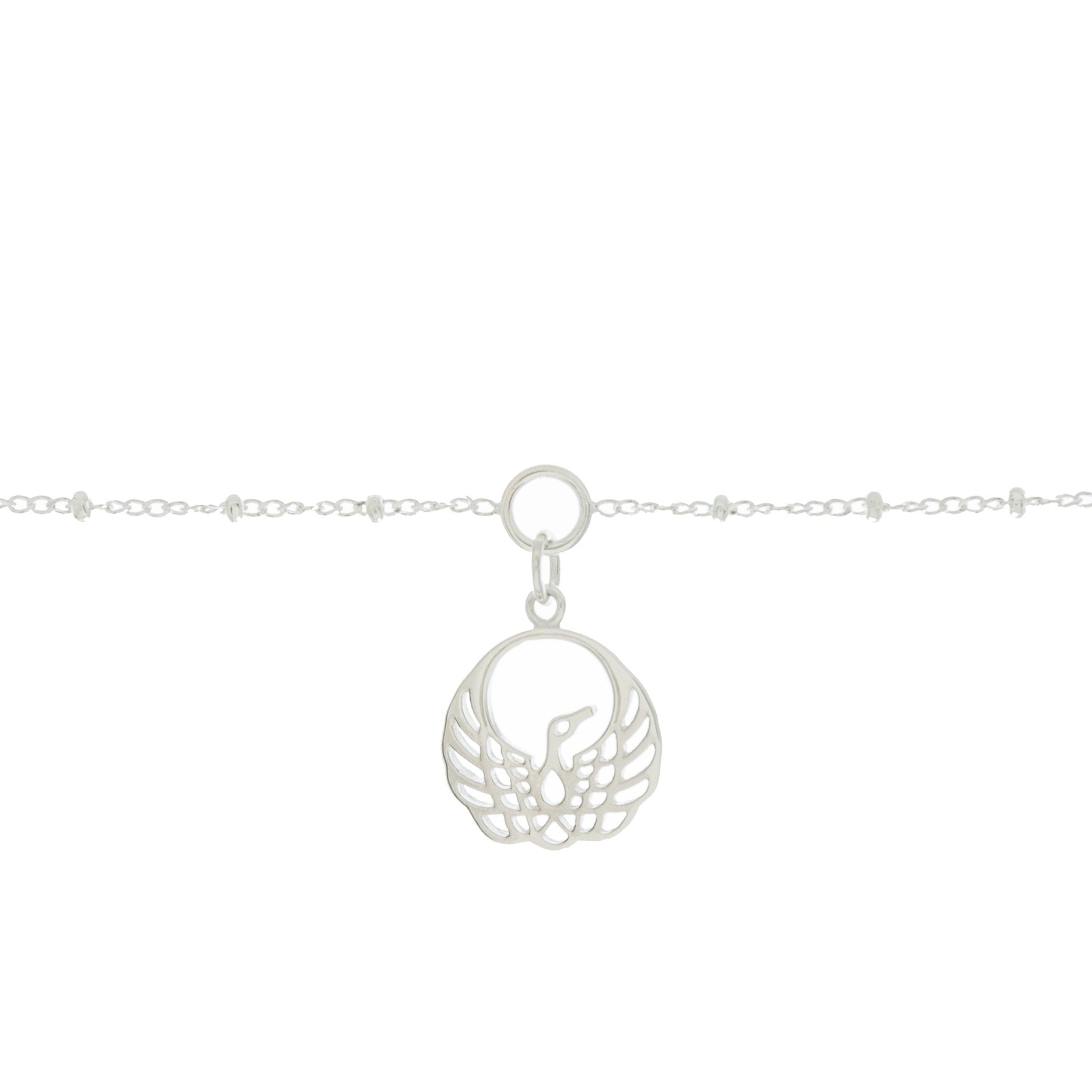 Mantra Jewellery Phoenix Charm Bracelet in Sterling Silver