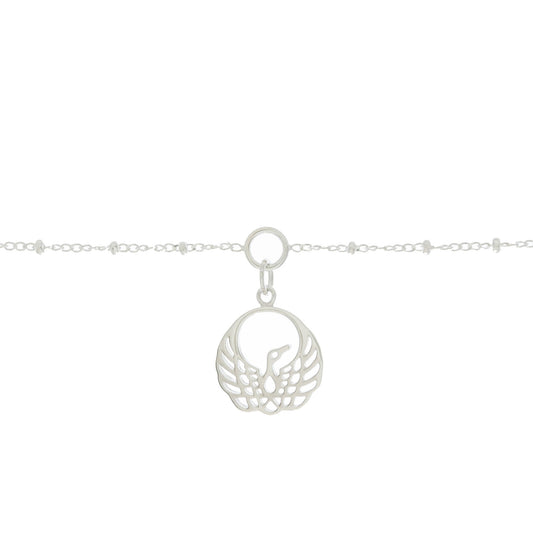 Phoenix Charm Bracelet in Sterling Silver