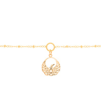 Phoenix Charm Bracelet in Gold