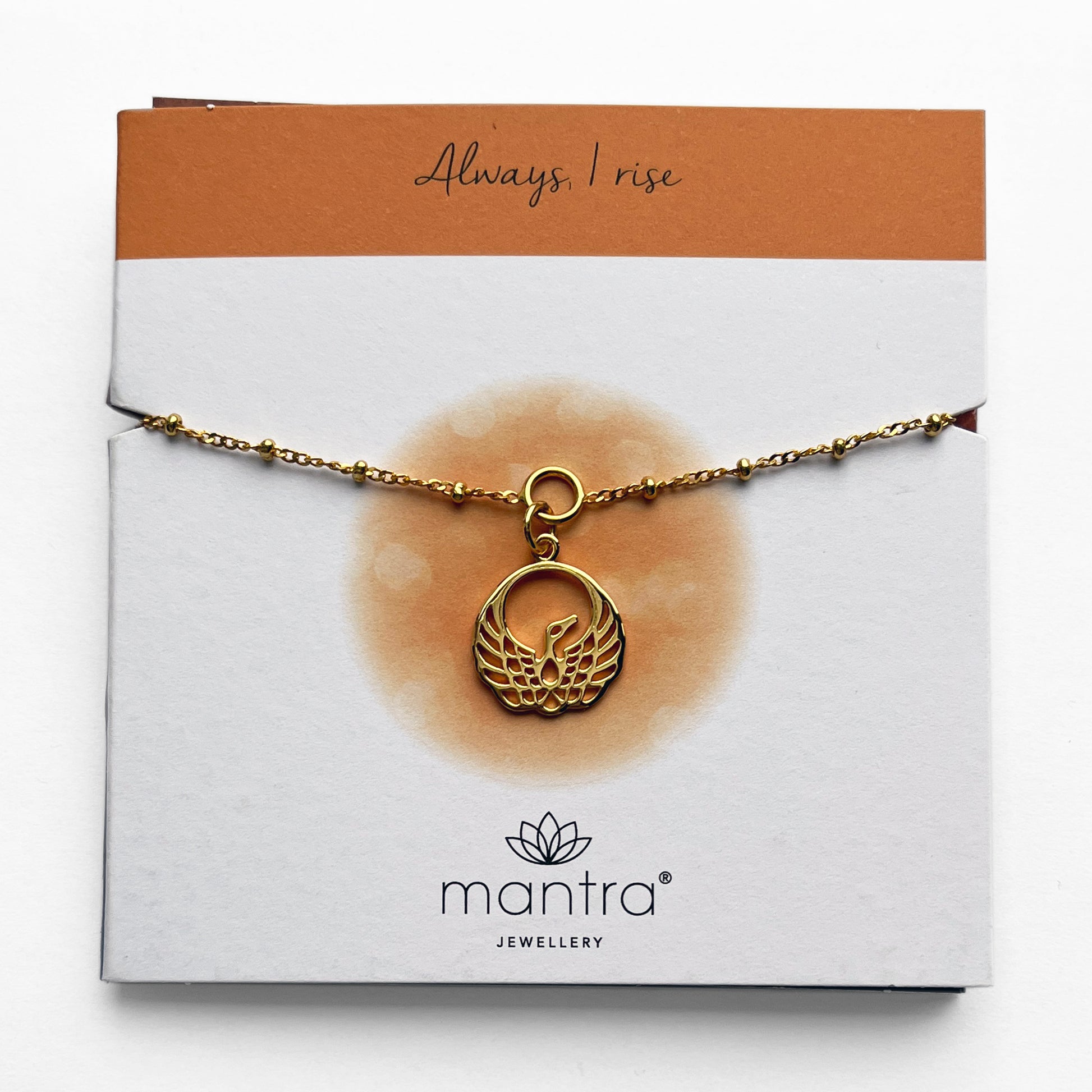 Mantra Jewellery Phoenix Charm Bracelet in Gold