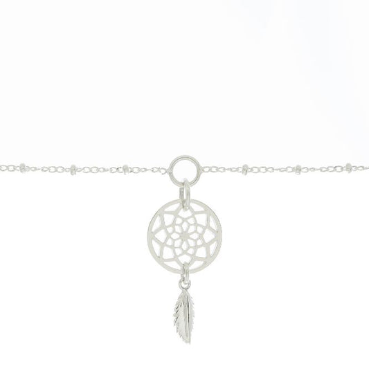 Dreamcatcher Charm Bracelet in Sterling Silver