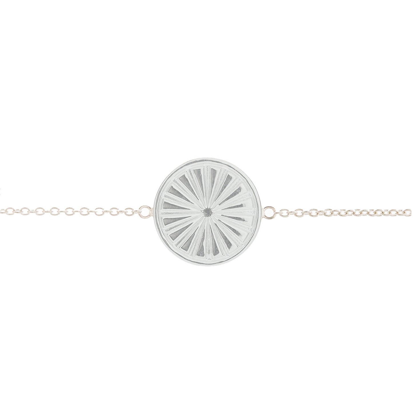Everything I Need Disc Bracelet in Sterling Silver