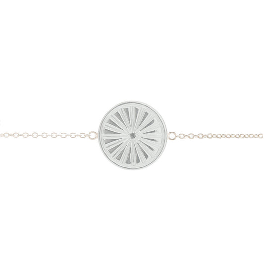 Everything I Need Disc Bracelet in Sterling Silver