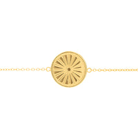 Everything I Need Disc Bracelet in Gold