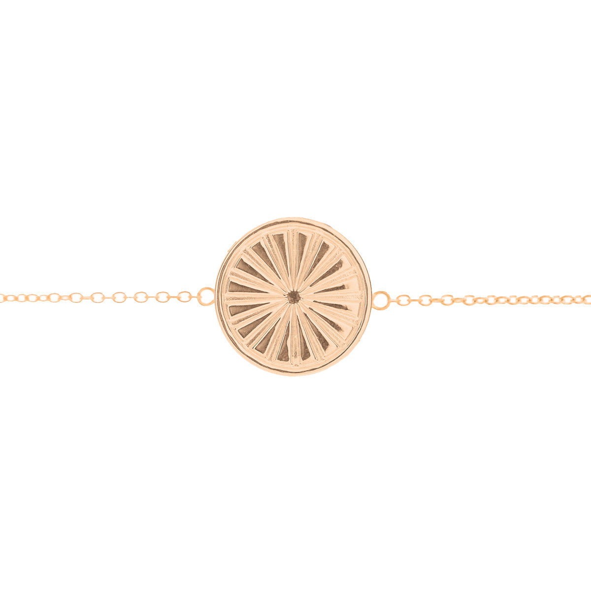 Everything I Need Disc Bracelet in Rose Gold
