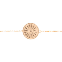 Everything I Need Disc Bracelet in Rose Gold