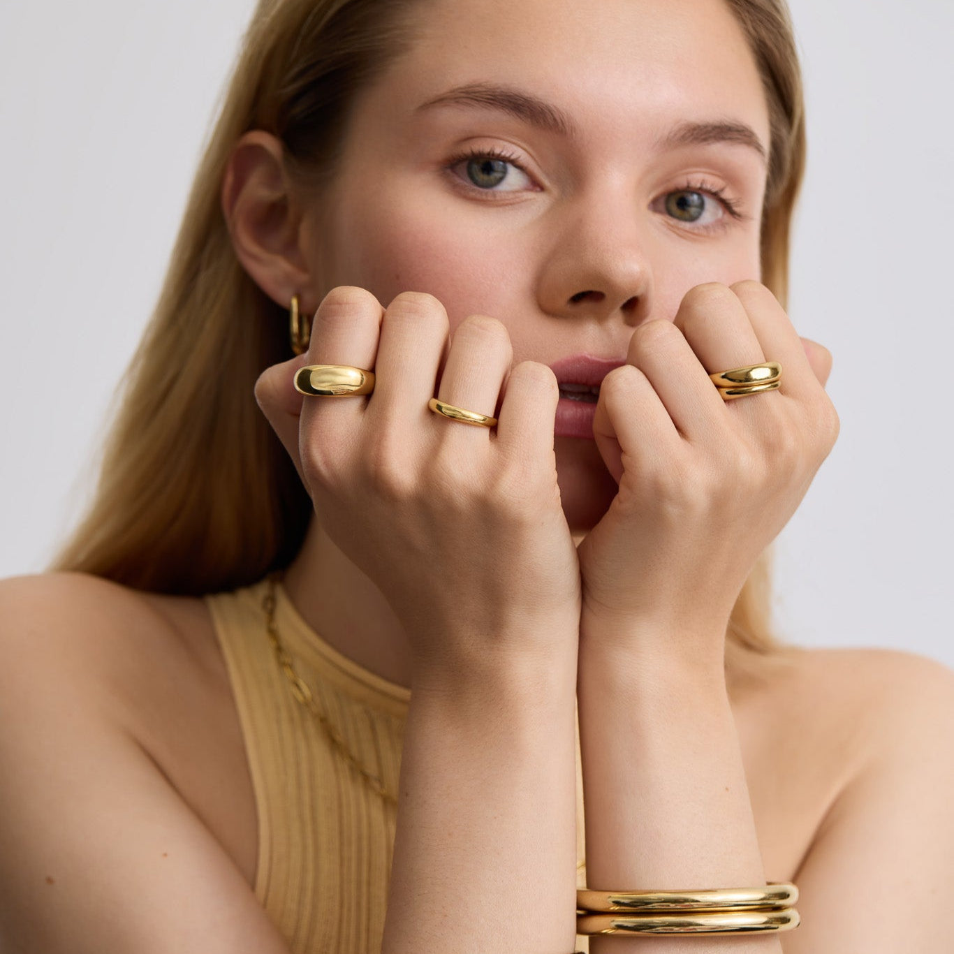Gold Dome Ring