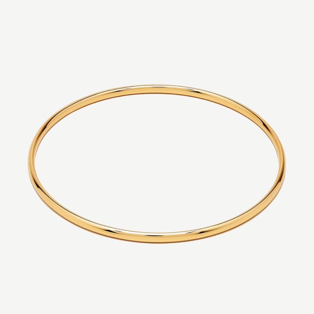 D.Louise Gold Classic Bangle