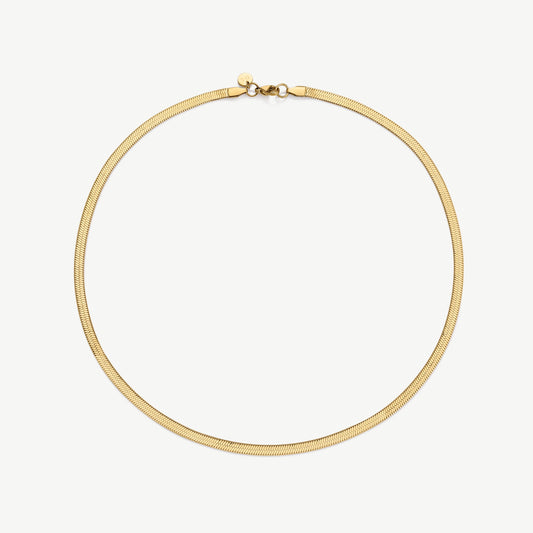 D.Louise Gold Essentials Snake Chain Necklace