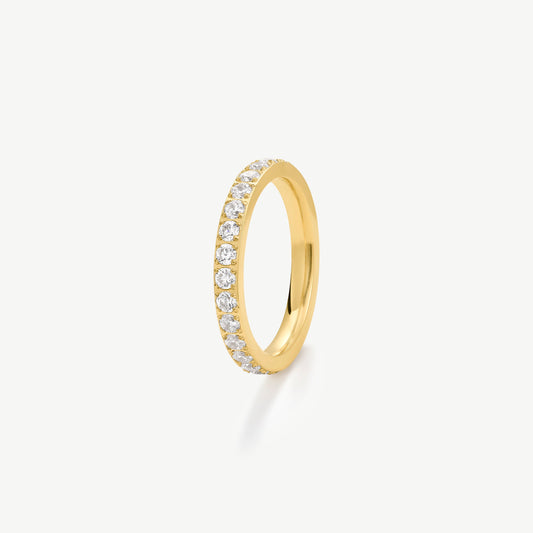 D.Louise Gold Eternity Band Ring