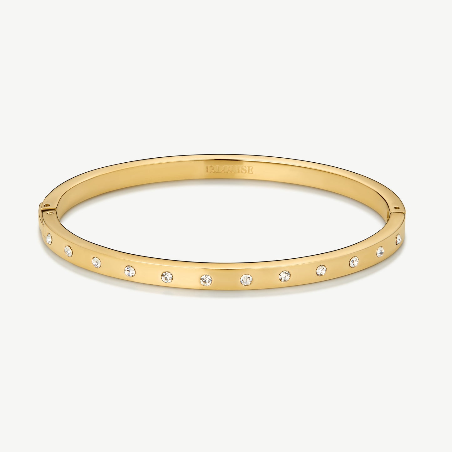 D.Louise Gold Eternity Bangle Slim